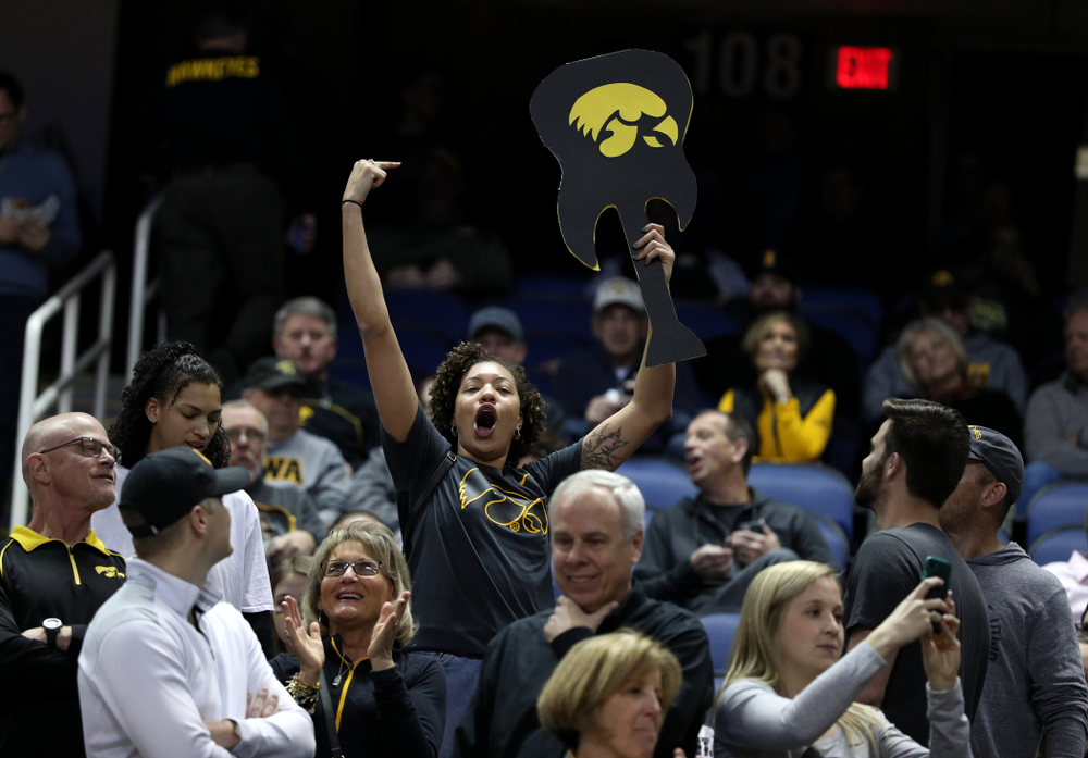 Former Hawkeye Chase Coley against the Baylor Lady Bears in the regional final of the 2019 NCAA Women's College Basketball Tournament Monday, April 1, 2019 at Greensboro Coliseum in Greensboro, NC.(Brian Ray/hawkeyesports.com)