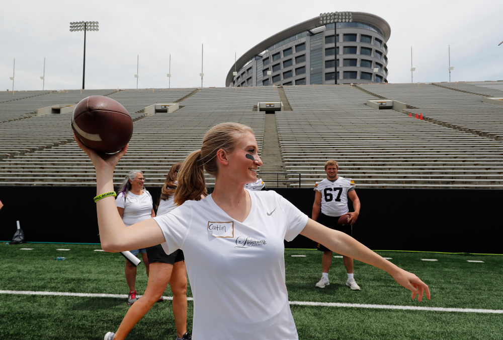 The 2018 Iowa Ladies Football Academy Saturday, June 9, 2018 at Kinnick Stadium. (Brian Ray/hawkeyesports.com)