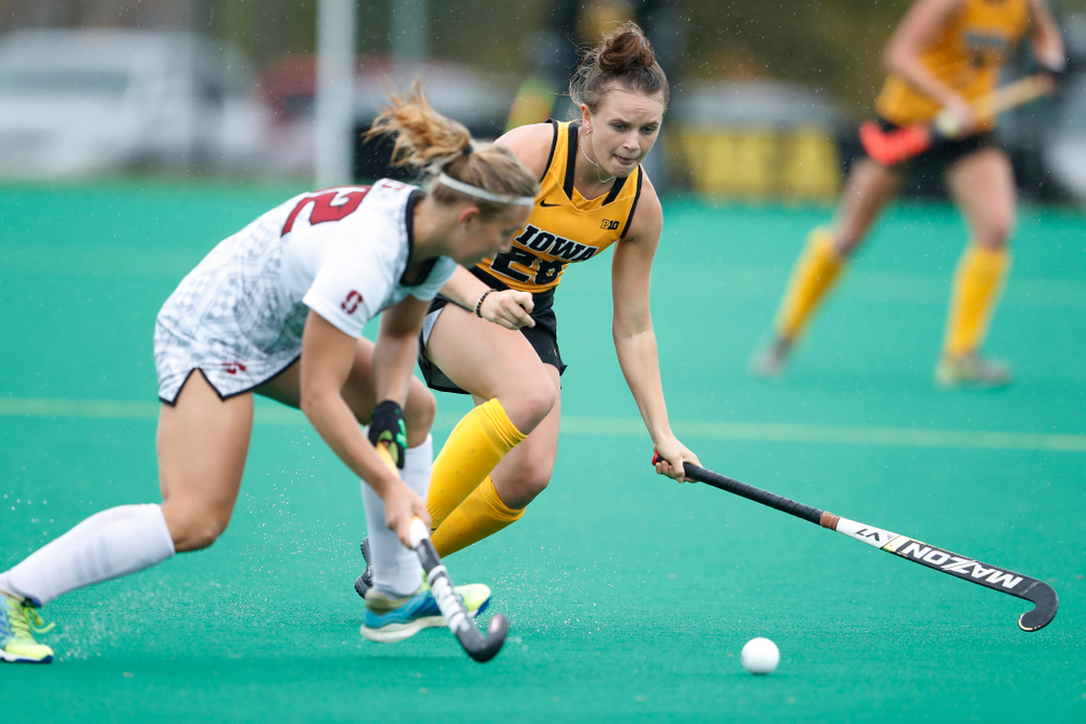 Iowa Hawkeyes Maddy Murphy (26) against Stanford Sunday, October 7, 2018 at Grant Field. (Brian Ray/hawkeyesports.com)