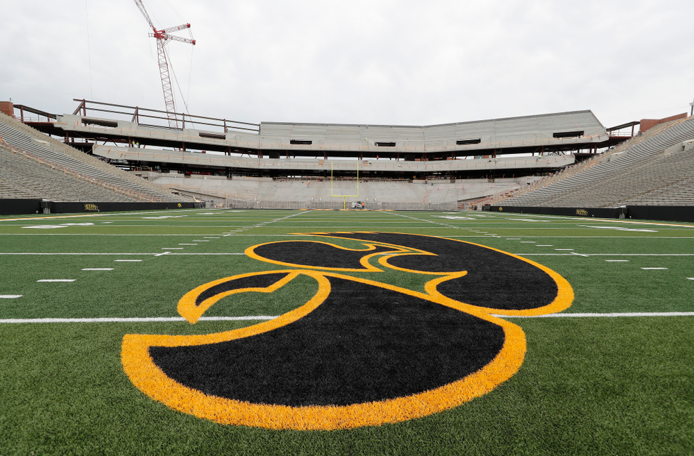 The mid-field view of the north end zone Wednesday, June 6, 2018 at Kinnick Stadium. (Brian Ray/hawkeyesports.com)