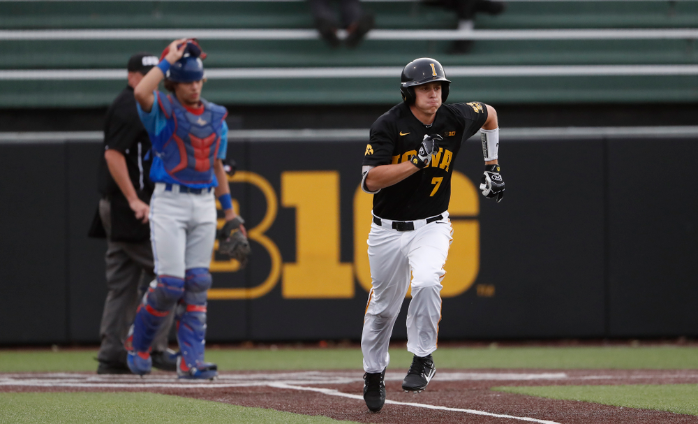 Grant Judkins against the Ontario Blue Jays Friday, September 21, 2018 at Duane Banks Field. (Brian Ray/hawkeyesports.com)