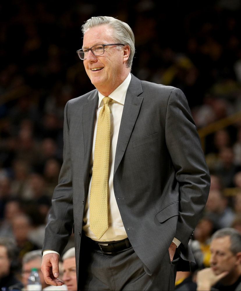 Iowa Hawkeyes head coach Fran McCaffery against the Michigan Wolverines Friday, January 17, 2020 at Carver-Hawkeye Arena. (Brian Ray/hawkeyesports.com)