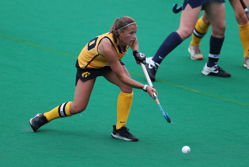 Iowa Hawkeyes Sophie Sunderland (20) against Columbia Sunday, September 8, 2019 at Grant Field. (Brian Ray/hawkeyesports.com)