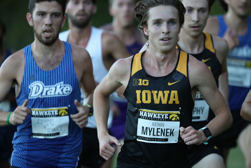 IowaÕs Nathan Mylenek runs in the 2019 Hawkeye Invitational Friday, September 6, 2019 at the Ashton Cross Country Course. (Brian Ray/hawkeyesports.com)