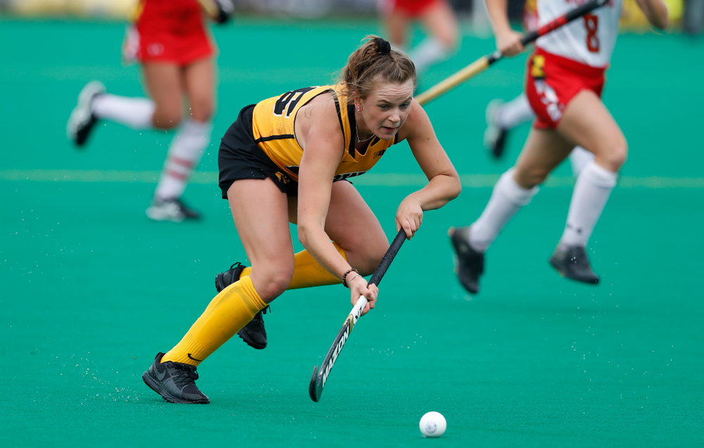 Iowa Hawkeyes Maddy Murphy (26) against Maryland Sunday, October 14, 2018 at Grant Field. (Brian Ray/hawkeyesports.com)
