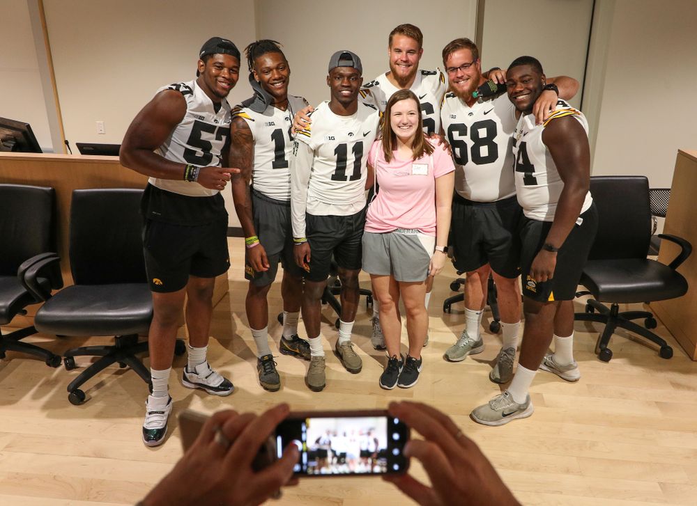 The 2019 Iowa Ladies Football Academy Saturday, June 8, 2019 at the Hansen Football Performance Center. (Brian Ray/hawkeyesports.com)