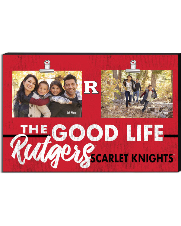 Rutgers Scarlet Knights The Good Life Photo Clip It 18x12