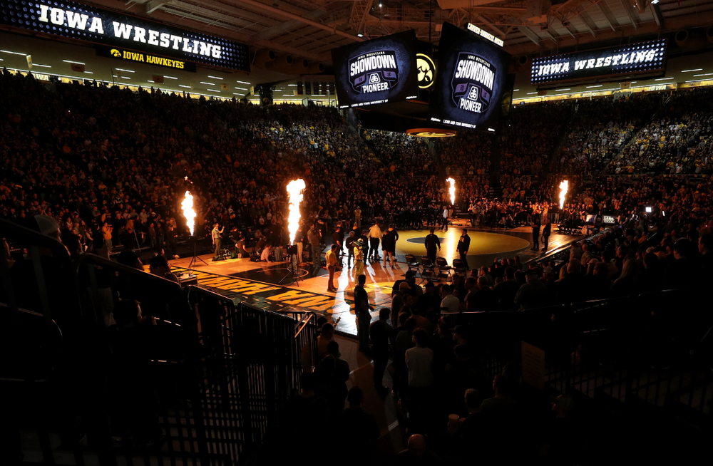 The Iowa Hawkeyes wrestle Penn State Friday, January 31, 2020 at Carver-Hawkeye Arena. (Brian Ray/hawkeyesports.com)