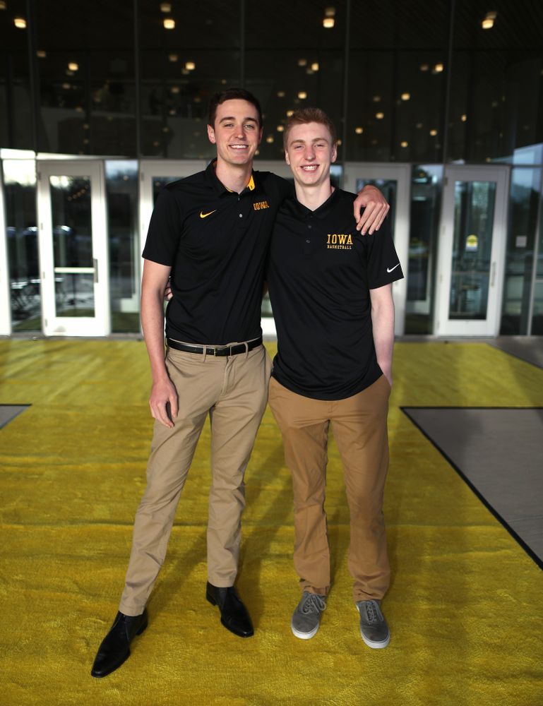 The 2019 Golden Herkys yellow carpet Tuesday, April 23, 2019 at Hancher Auditorium. (Brian Ray/hawkeyesports.com)