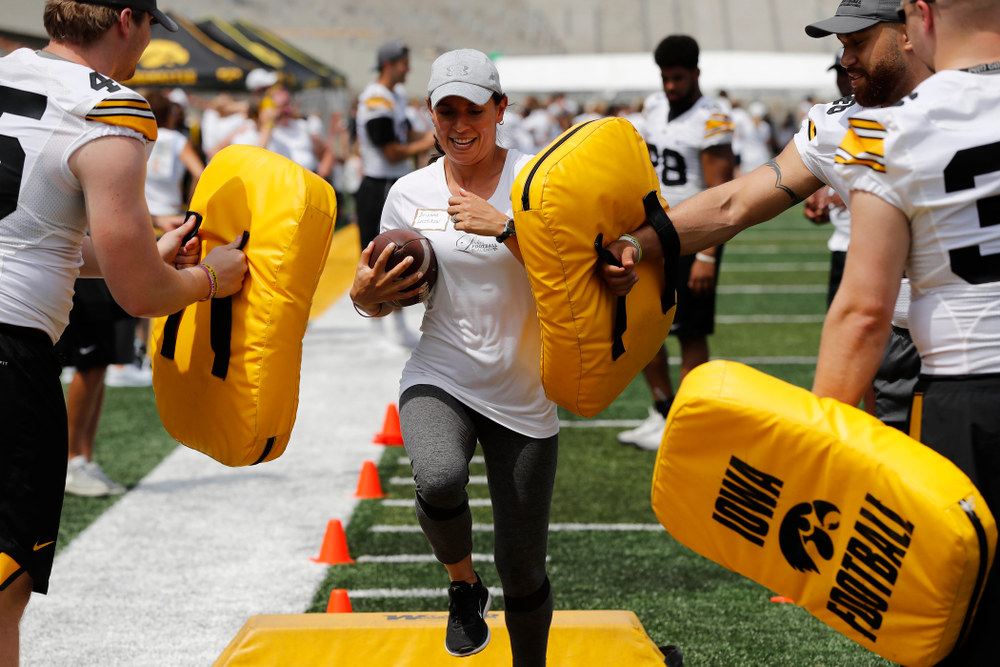 The 2018 Iowa Ladies Football Academy Saturday, June 9, 2018 at Kinnick Stadium. (Brian Ray/hawkeyesports.com)