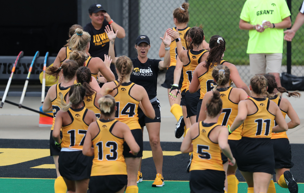 Iowa Hawkeyes assistant coach Roz Ellis against Columbia Sunday, September 8, 2019 at Grant Field. (Brian Ray/hawkeyesports.com)
