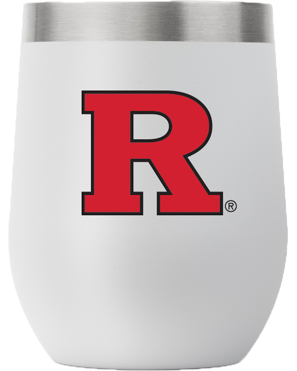 Rutgers Scarlet Knights Custom Text Stemless Wine Glass ...