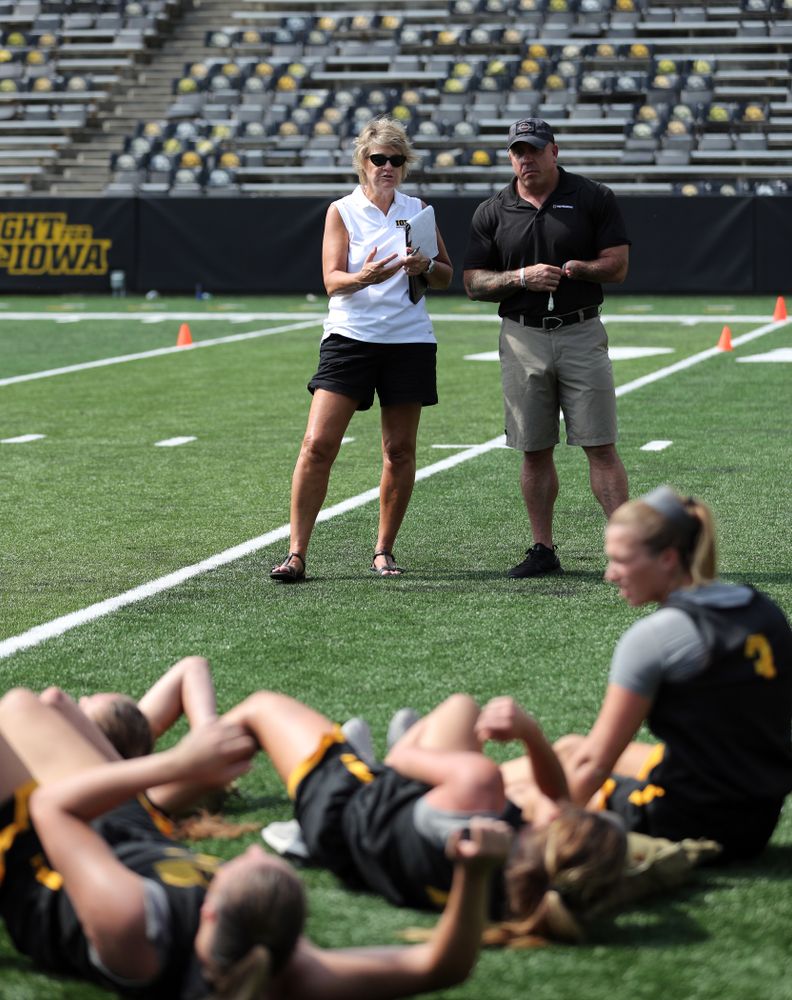 The Iowa WomenÕs Basketball Team participates in the The Program Tuesday, September 17, 2019 at Kinnick Stadium (Brian Ray/hawkeyesports.com)