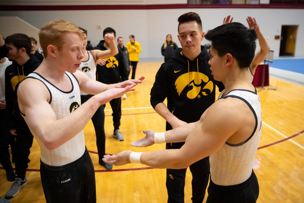 The Iowa Hawekeys against Minnesota and Penn State at the Maturi Pavilion Saturday, March 23, 2019 in Minneapolis, Minn. (C. Morgan Engel/Freelance)