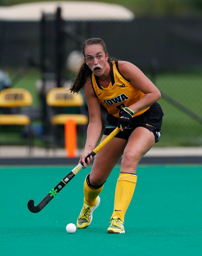 Iowa Hawkeyes Anthe Nijziel (6) against Ball State Sunday, September 2, 2018 at Grant Field. (Brian Ray/hawkeyesports.com)
