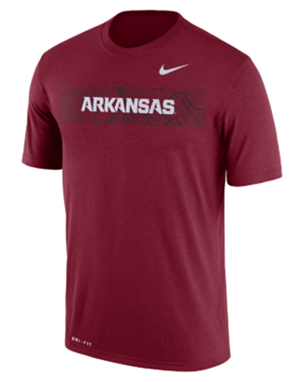 Arkansas Razorbacks Nike Arkansas Lettering Dri Fit Tee Shirt Arkansas Razorbacks Store Shop University Of Arkansas Apparel Gear Gifts Clothing