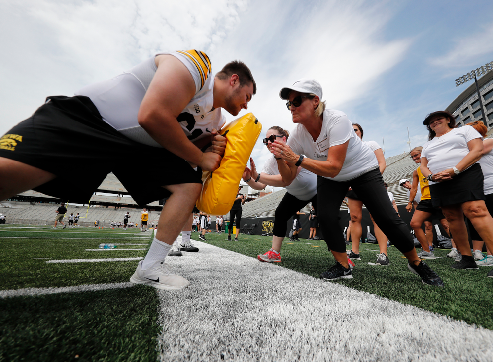 The 2018 Iowa Ladies Football Academy Saturday, June 9, 2018 at Kinnick Stadium. (Brian Ray/hawkeyesports.com)