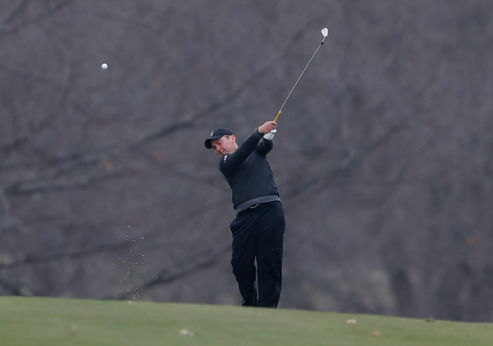 Matthew Walker during the 2018 Hawkeye Invitational Friday, April 13, 2018 at Finkbine Golf Course. (Brian Ray/hawkeyesports.com)