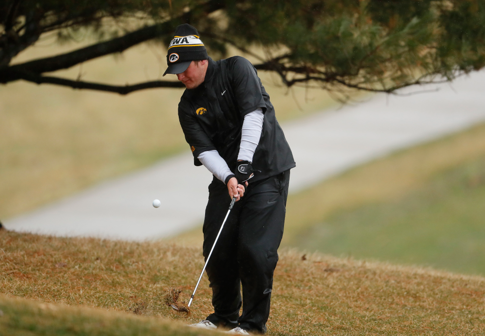 Iowa's Alex Schaake during day two of the 2018 Hawkeye Invitational Friday, April 13, 2018 at Finkbine Golf Course. (Brian Ray/hawkeyesports.com)