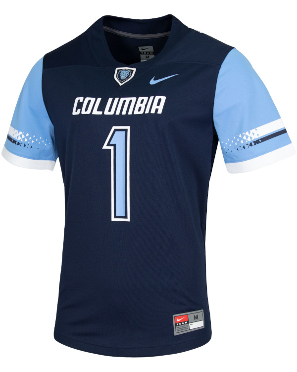 columbia blue football jersey