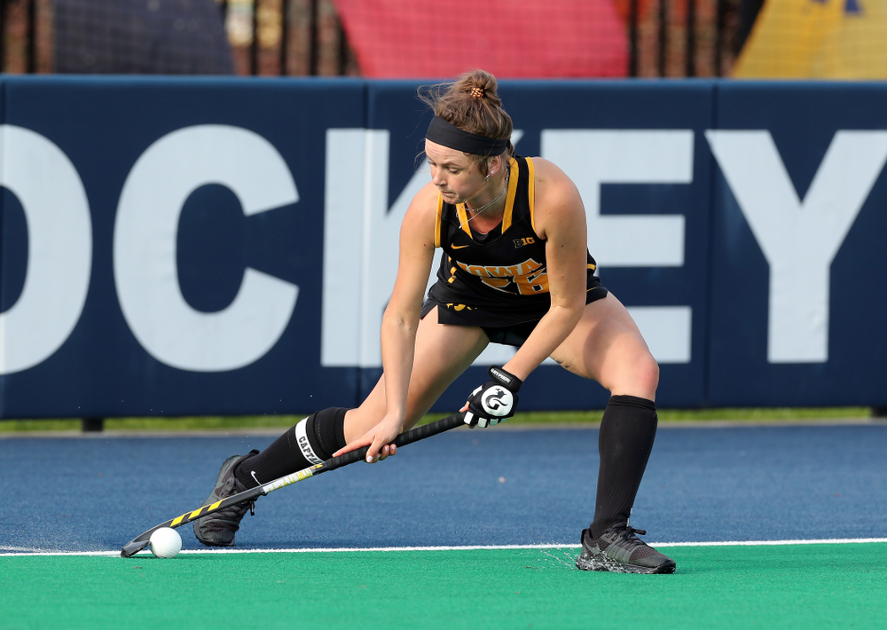 Iowa Hawkeyes forward Maddy Murphy (26) against Penn State in the 2019 Big Ten Field Hockey Tournament Championship Game Sunday, November 10, 2019 in State College. (Brian Ray/hawkeyesports.com)