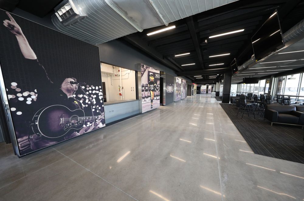 The Ted Pacha Family Club in the new north end zone of Kinnick Stadium Friday, August 9, 2019. (Brian Ray/hawkeyesports.com)