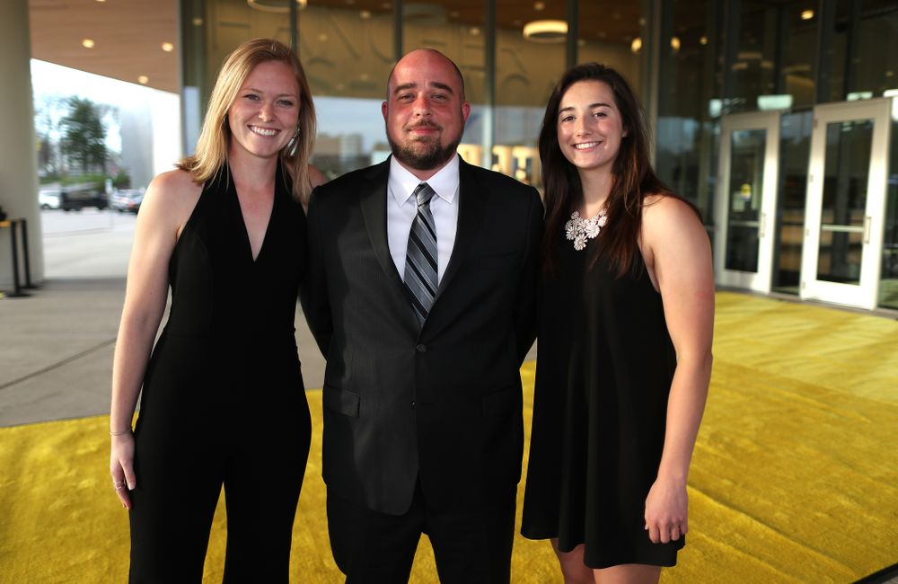 The 2019 Golden Herkys yellow carpet Tuesday, April 23, 2019 at Hancher Auditorium. (Brian Ray/hawkeyesports.com)
