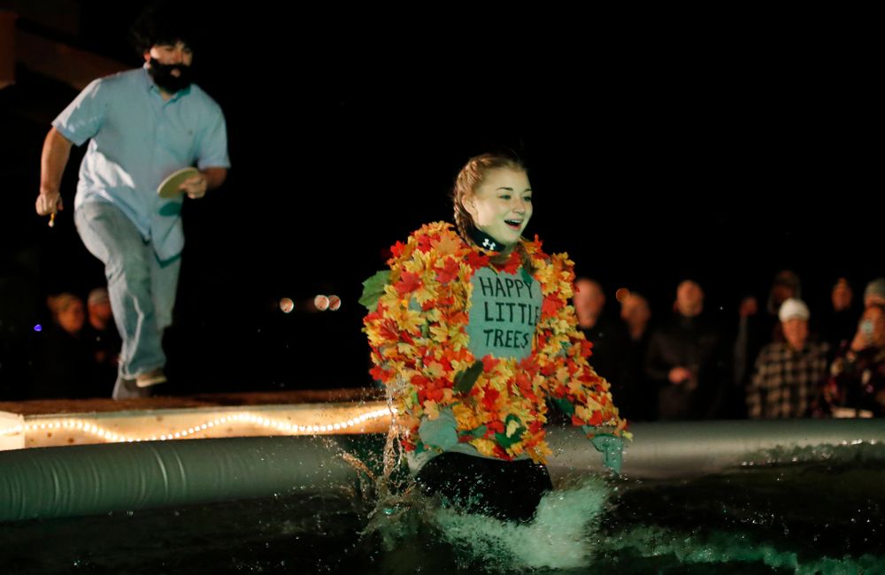 The Hawkeye Wrestling Club Arctic Plunge Saturday, January 27, 2018 at Brown Dear Golf Course in Coralville. (Brian Ray/hawkeyesports.com)
