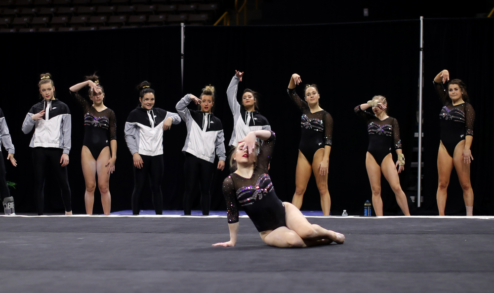 The Iowa Hawkeyes against the Iowa State Cyclones Friday, March 1, 2019 at Carver-Hawkeye Arena. (Brian Ray/hawkeyesports.com)