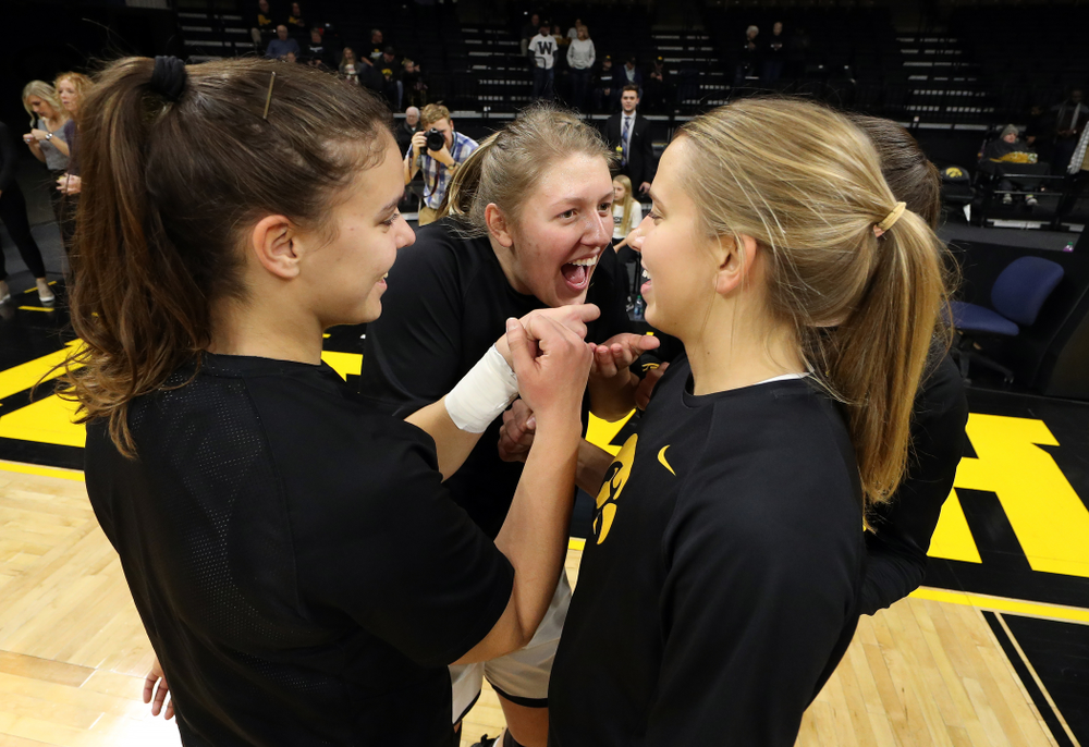 Iowa Hawkeyes forward/center Monika Czinano (25) against North Alabama Thursday, November 14, 2019 at Carver-Hawkeye Arena. (Brian Ray/hawkeyesports.com)
