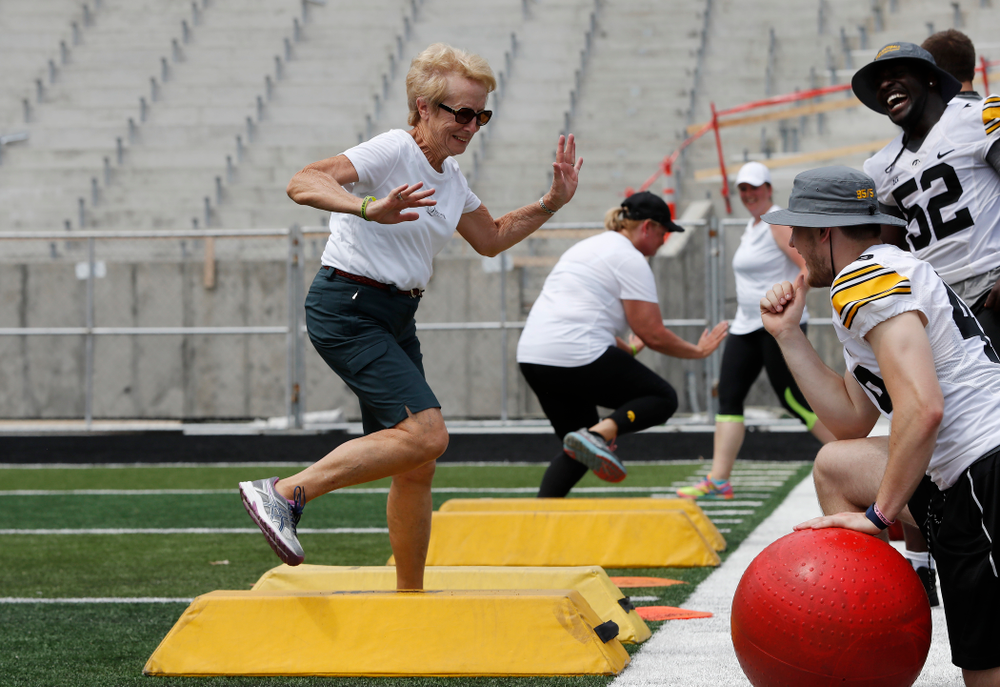 The 2018 Iowa Ladies Football Academy Saturday, June 9, 2018 at Kinnick Stadium. (Brian Ray/hawkeyesports.com)