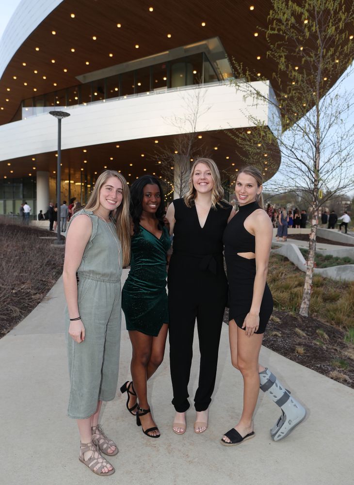The 2019 Golden Herkys yellow carpet Tuesday, April 23, 2019 at Hancher Auditorium. (Brian Ray/hawkeyesports.com)