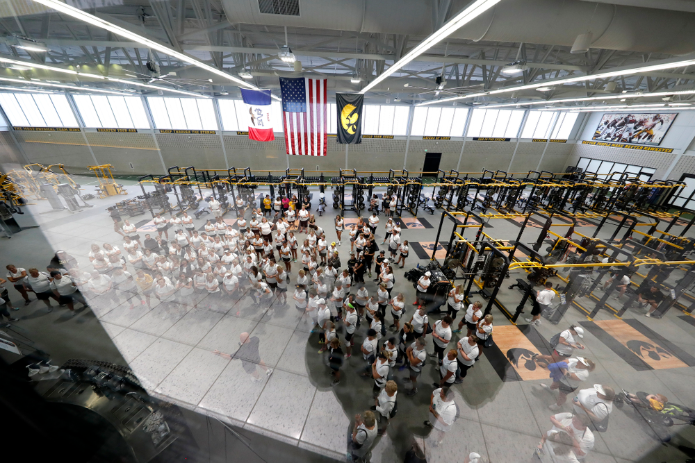 The 2018 Iowa Ladies Football Academy Saturday, June 9, 2018 at Kinnick Stadium. (Brian Ray/hawkeyesports.com)