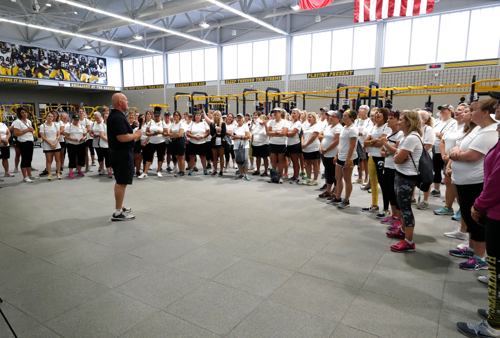 The 2018 Iowa Ladies Football Academy Saturday, June 9, 2018 at Kinnick Stadium. (Brian Ray/hawkeyesports.com)