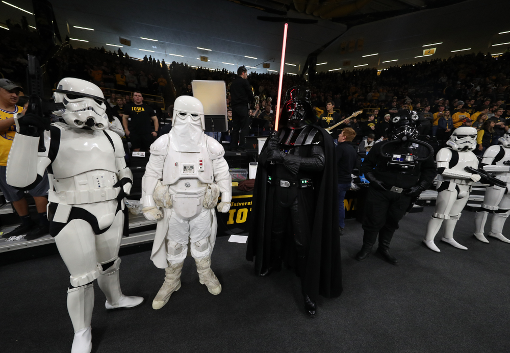 Star Wars Day against the Ohio State Buckeyes Saturday, January 12, 2019 at Carver-Hawkeye Arena. (Brian Ray/hawkeyesports.com)