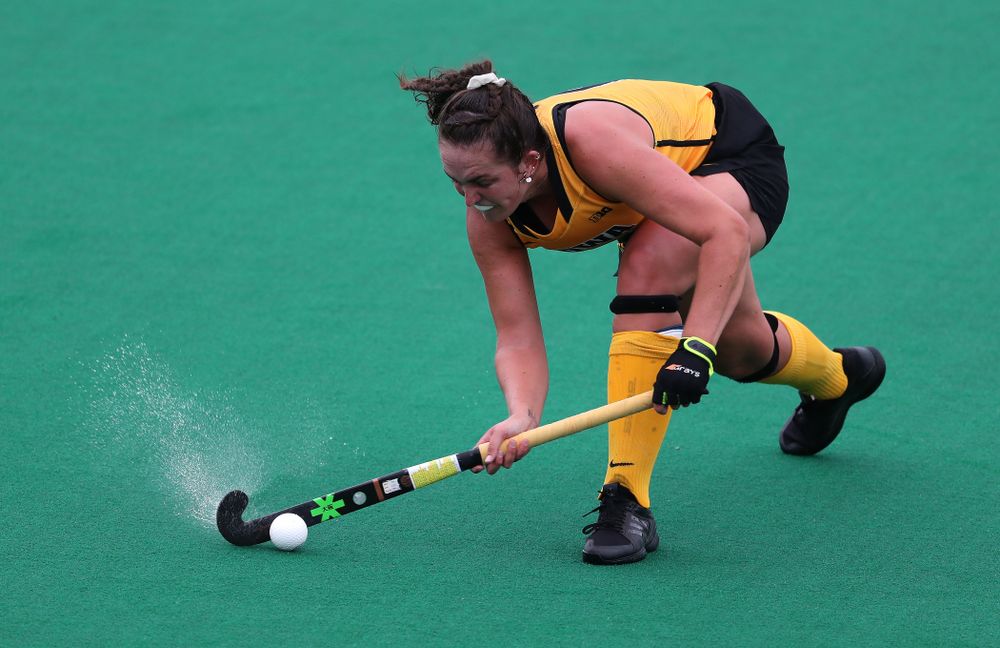 Iowa Hawkeyes defenseman Anthe Nijziel (6) against Columbia Sunday, September 8, 2019 at Grant Field. (Brian Ray/hawkeyesports.com)