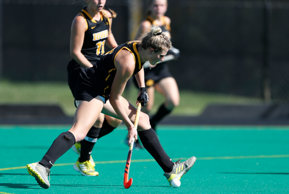 Iowa Hawkeyes Ellie Holley (7) against the Penn Quakers Friday, September 14, 2018 at Grant Field. (Brian Ray/hawkeyesports.com)