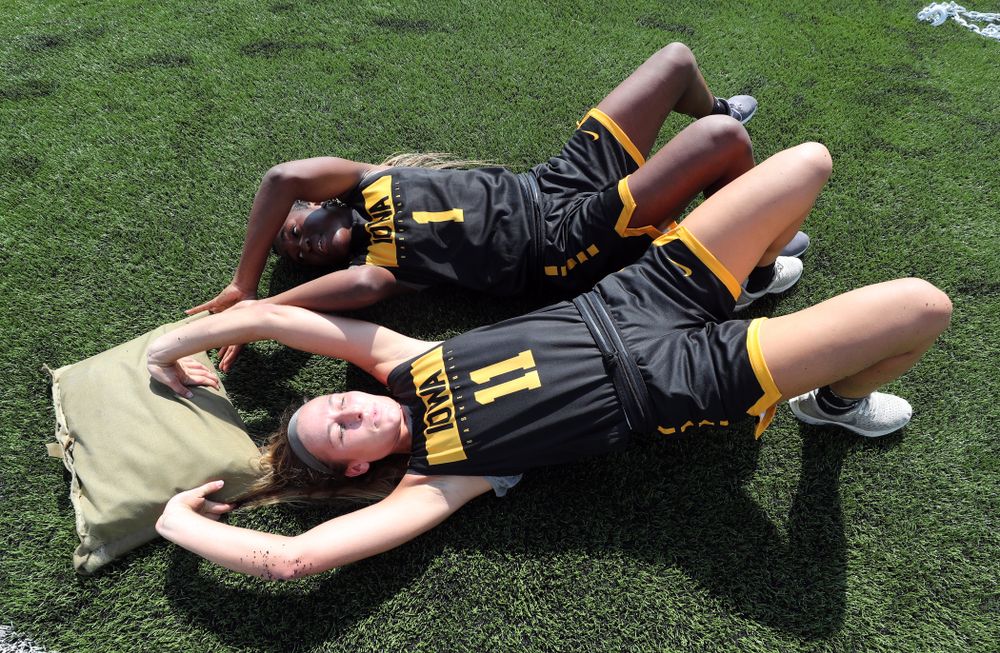 The Iowa WomenÕs Basketball Team participates in the The Program Tuesday, September 17, 2019 at Kinnick Stadium (Brian Ray/hawkeyesports.com)