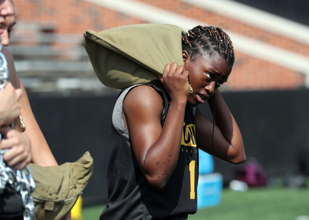 The Iowa WomenÕs Basketball Team participates in the The Program Tuesday, September 17, 2019 at Kinnick Stadium (Brian Ray/hawkeyesports.com)