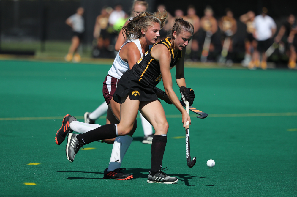 Iowa Hawkeyes Esme Gibson (15) against Central Michigan Friday, September 6, 2019 at Grant Field. The Hawkeyes won the game 11-0. (Brian Ray/hawkeyesports.com)