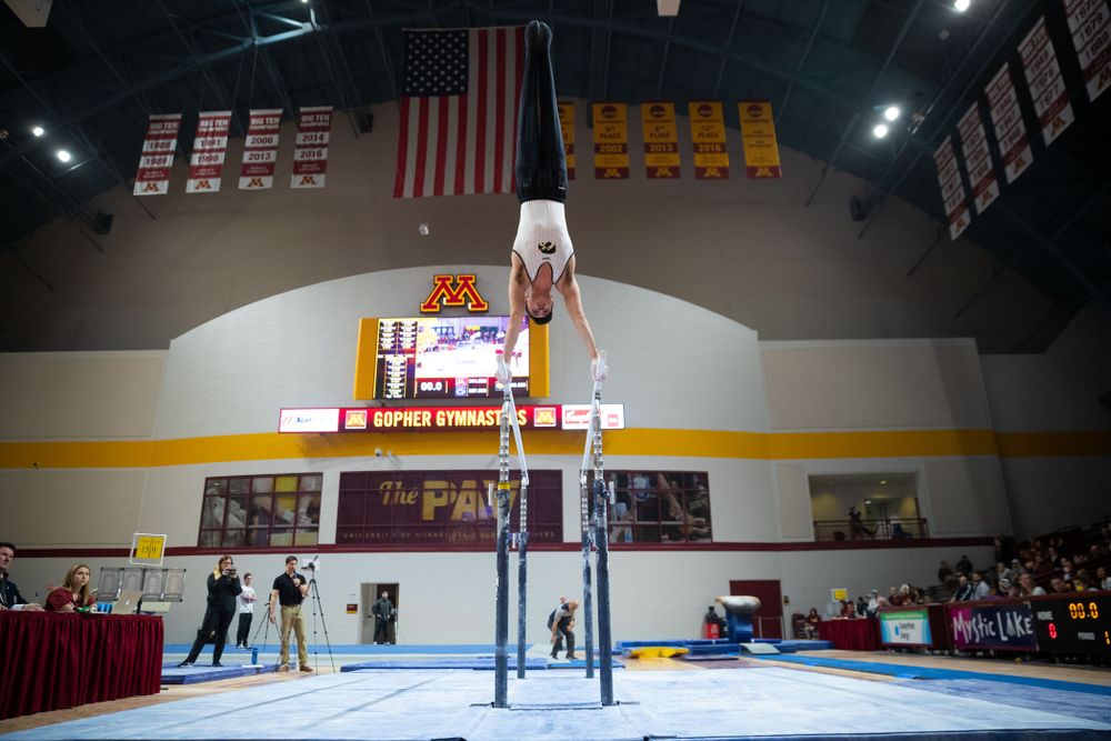 The Iowa Hawekeys against Minnesota and Penn State at the Maturi Pavilion Saturday, March 23, 2019 in Minneapolis, Minn. (C. Morgan Engel/Freelance)