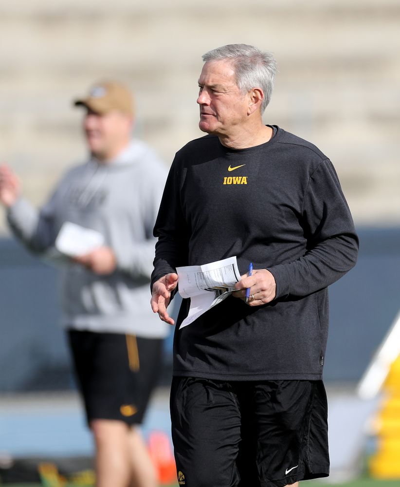 Iowa Hawkeyes head coach Kirk Ferentz during Holiday Bowl Practice No. 3 Tuesday, December 24, 2019 at San Diego Mesa College. (Brian Ray/hawkeyesports.com)