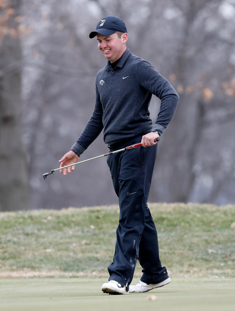 Matthew Walker during the 2018 Hawkeye Invitational Friday, April 13, 2018 at Finkbine Golf Course. (Brian Ray/hawkeyesports.com)
