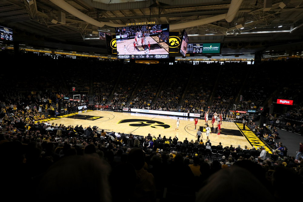 The Iowa Hawkeyes against the Ohio State Buckeyes Saturday, January 12, 2019 at Carver-Hawkeye Arena. (Brian Ray/hawkeyesports.com)