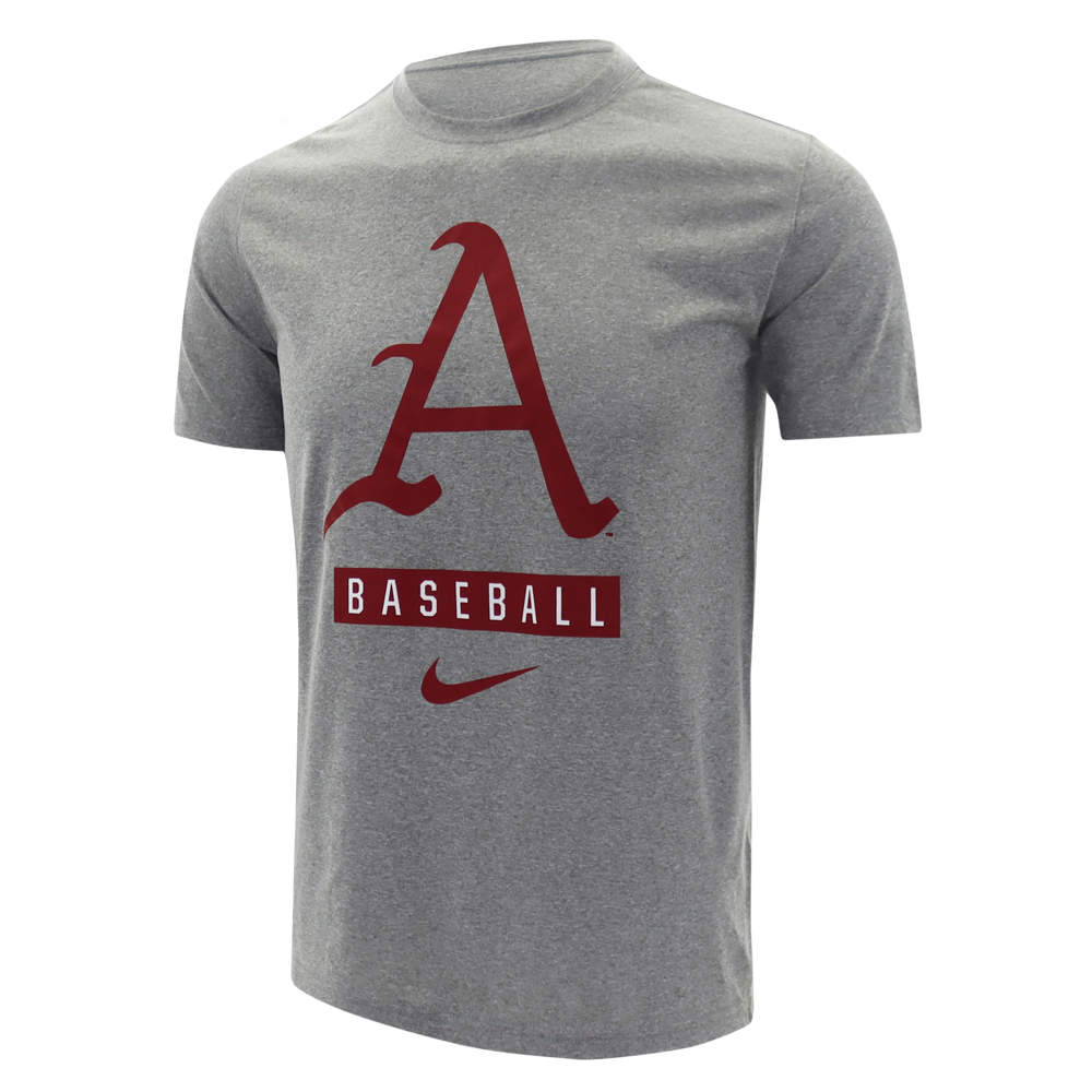 Arkansas Razorbacks Baseball Dri-Fit Legend Short Sleeve T-Shirt - Arkansas Razorbacks University of Arkansas Apparel, Gear, Gifts, Clothing