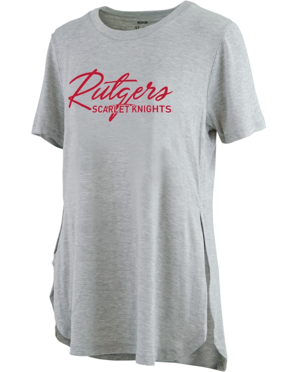 Rutgers Scarlet Knights Women S Testify Short Sleeve T Shirt Rutgers Apparel Rutgers University Gear Rutgers Merchandise Rutgers Clothing Official Rutgers Team Shop