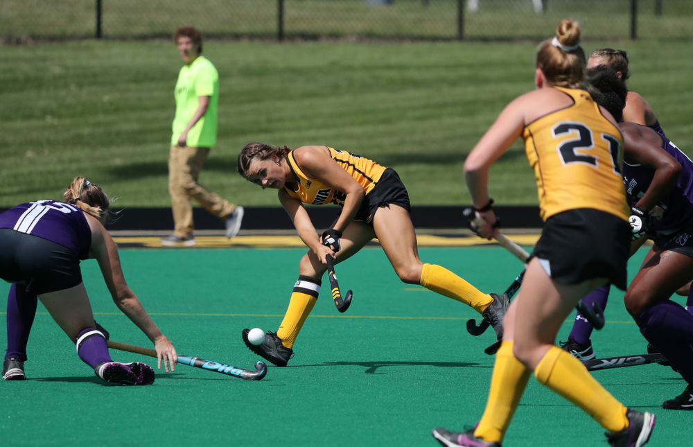 Iowa Hawkeyes forward Maddy Murphy (26) during an exhibition game against Northwestern Saturday, August 24, 2019 at Grant Field. (Brian Ray/hawkeyesports.com)