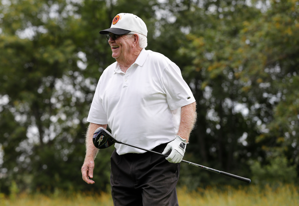 Dr. Tom Davis at the 2018 Chris Street Memorial Golf Outing Monday, August 27, 2018 at Finkbine Golf Course. (Brian Ray/hawkeyesports.com)