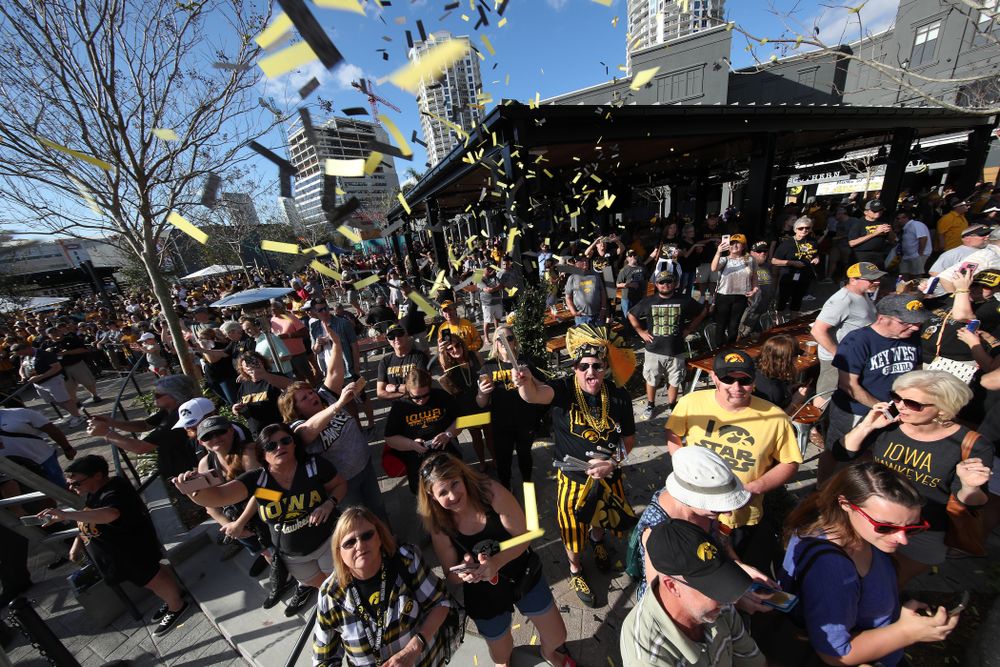 The 2019 Outback Bowl Hawkeye Huddle Monday, December 31, 2018 at Sparkman Wharf in Tampa, FL. (Brian Ray/hawkeyesports.com)