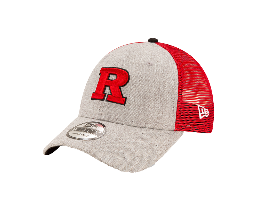 Rutgers Scarlet Knights New Era Rutgers Snackback Trucker Hat Rutgers Apparel Rutgers University Gear Rutgers Merchandise Rutgers Clothing Official Rutgers Team Shop
